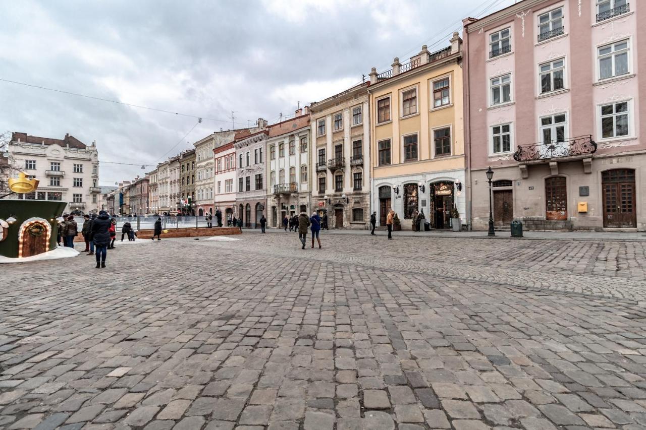 Апартаменти На Площі Ринок 41 Lviv Eksteriør billede